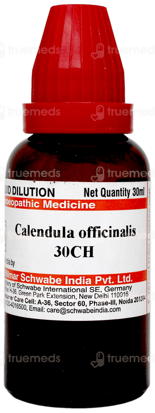 Dr Willmar Schwabe Calendula Officinalis 30ch Dilution 30ml