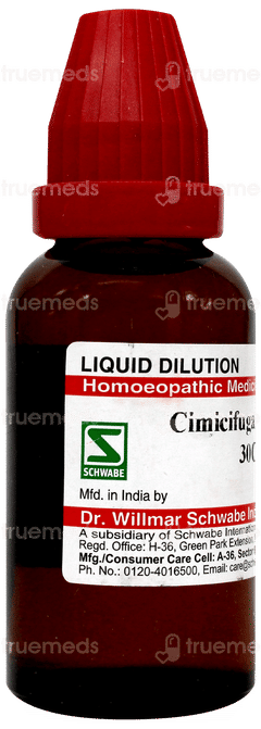 Dr Willmar Schwabe Cimicifuga Racemosa 30 Ch Dilution 30 ML