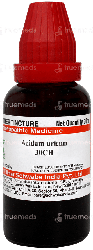 Dr Willmar Schwabe Acidum Uricum 30 Ch Dilution 30 ML