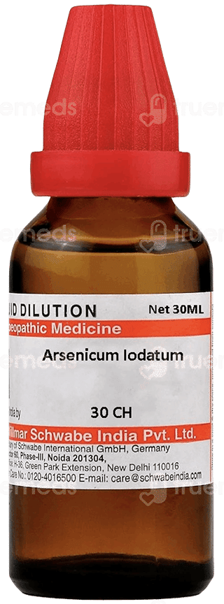 Dr Willmar Schwabe Arsenicum Iodatum 30 Ch Dilution 30 Ml