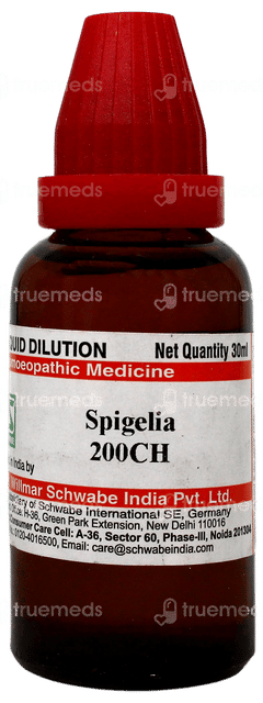 Dr Willmar Schwabe Spigelia 200 Ch Dilution 30 Ml