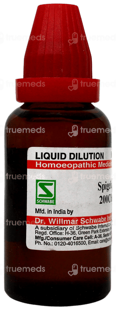 Dr Willmar Schwabe Spigelia 200 Ch Dilution 30 Ml