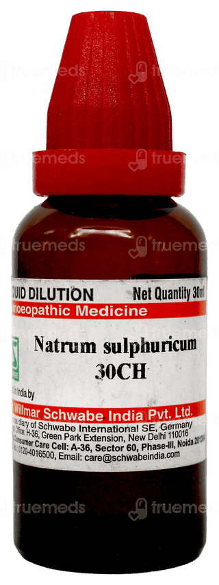 Dr Willmar Schwabe Natrum Sulphuricum 30ch Dilution 30ml