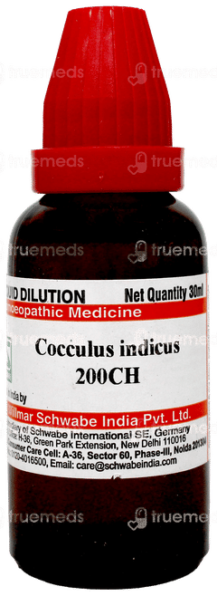 Dr Willmar Schwabe Cocculus Indicus 200ch Dilution 30ml