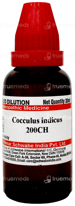 Dr Willmar Schwabe Cocculus Indicus 200ch Dilution 30ml