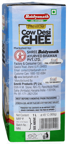 Baidyanath Premium Cow Desi Ghee 1 L