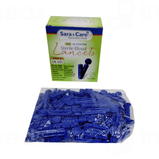Sara+care Ln 101 Ultrafine Sterile Blood Lancets 100