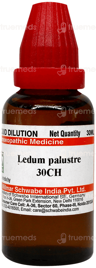 Dr Willmar Schwabe Ledum Palustre 30Ch Dilution 30Ml