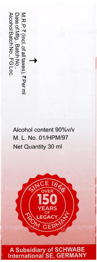 Dr Willmar Schwabe Aconitum Napellus 30Ch Dilution 30Ml