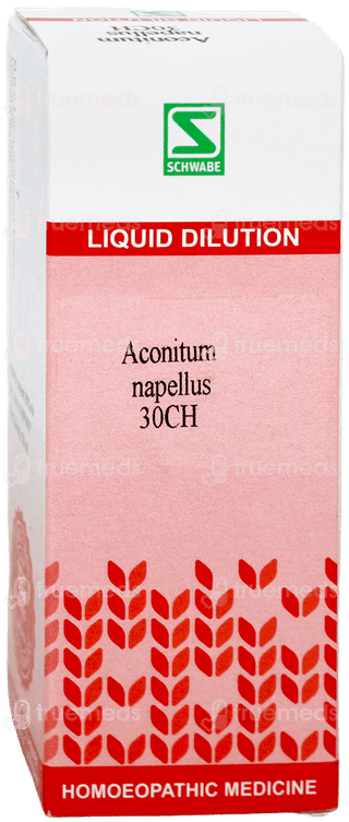 Dr Willmar Schwabe Aconitum Napellus 30Ch Dilution 30Ml