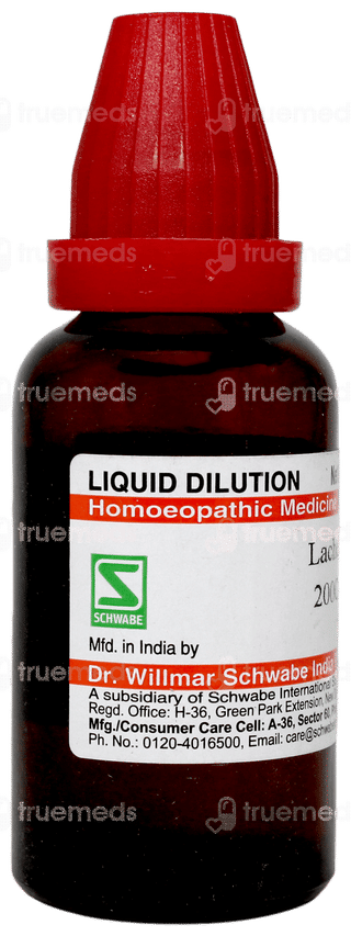 Dr Willmar Schwabe Lachesis 200ch Dilution 30ml