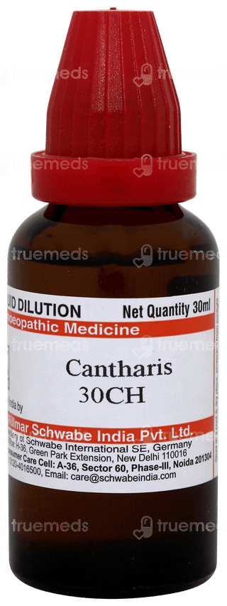 Dr Willmar Schwabe Cantharis 30ch Dilution 30ml
