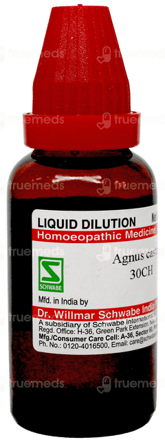 Dr Willmar Schwabe Agnus Castus 30Ch Dilution 30Ml Dr Willmar Schwabe Agnus Castus 30Ch Dilution 30Ml