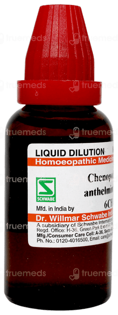 Dr Willmar Chenopodium Anthelminticum 6 CH Dilution 30 ML Dr Willmar Chenopodium Anthelminticum 6 CH Dilution 30 ML