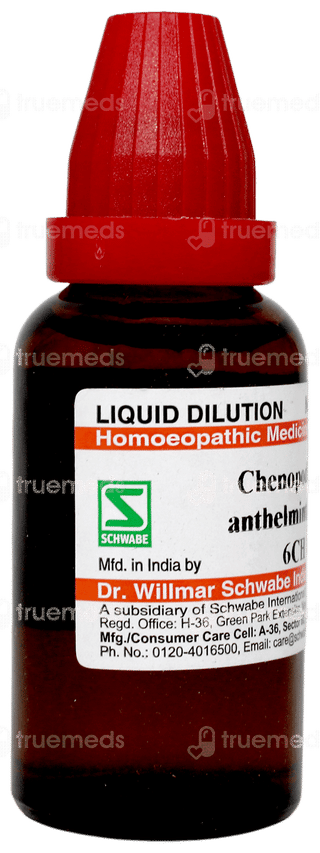 Dr Willmar Chenopodium Anthelminticum 6 CH Dilution 30 ML