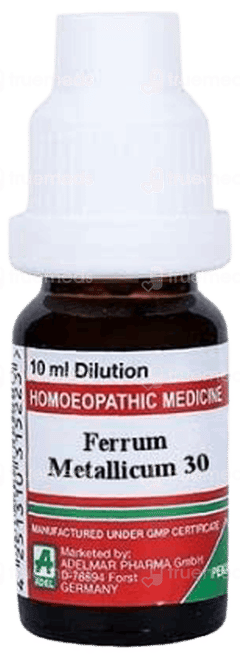 Adel Ferrum Metallicum 30 Dilution 10Ml Adel Ferrum Metallicum 30 Dilution 10Ml