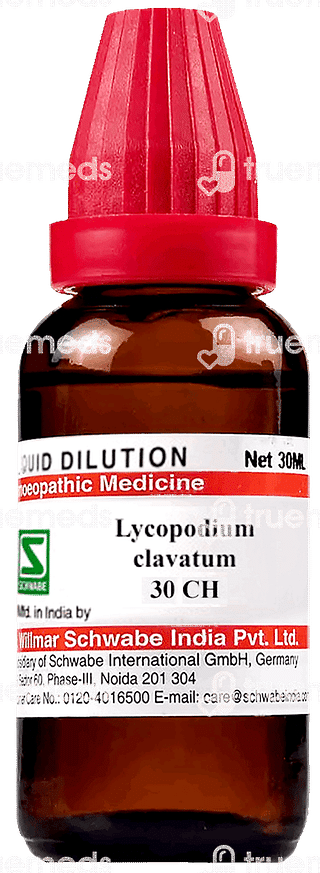 Dr Willmar Lycopodium Clavatum 30 Ch Dilution 30 ML