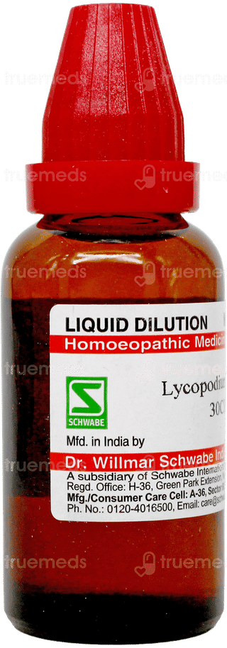 Dr Willmar Schwabe Lycopodium Clavatum 30Ch Dilution 30Ml