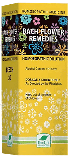 New Life Bach Flower Beech 30 Dilution 30 Ml New Life Bach Flower Beech 30 Dilution 30 Ml