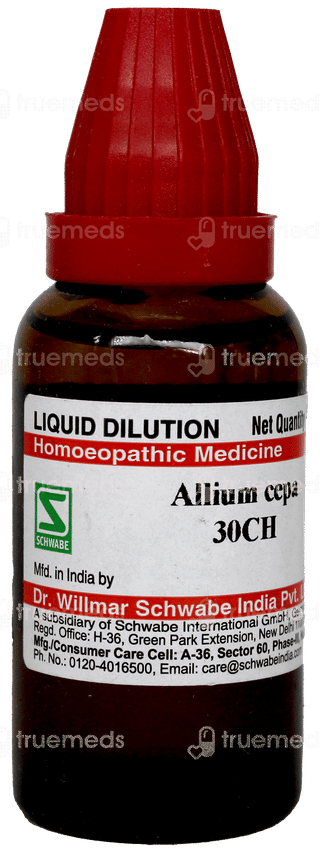 Dr Willmar Schwabe Allium Cepa 30ch Dilution 30ml