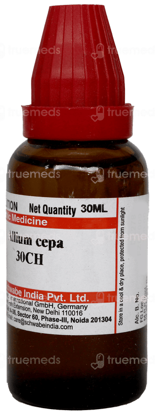 Dr Willmar Schwabe Allium Cepa 30ch Dilution 30ml