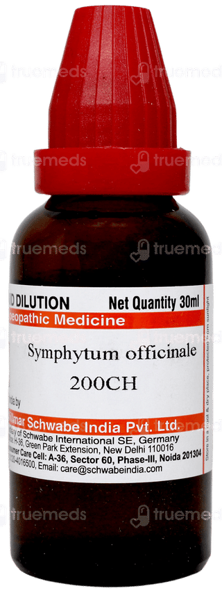 Dr Willmar Symphytum Officinale 200 Ch Dilution 30 ML