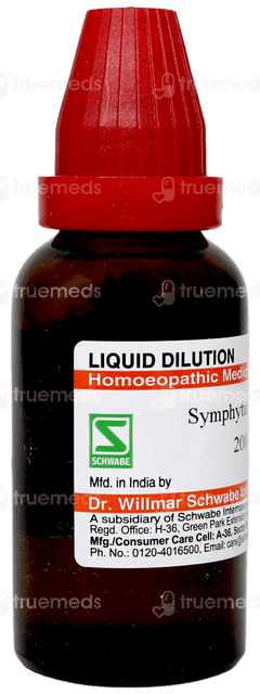 Dr Willmar Symphytum Officinale 200 Ch Dilution 30 ML