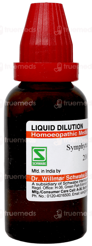 Dr Willmar Symphytum Officinale 200 Ch Dilution 30 ML