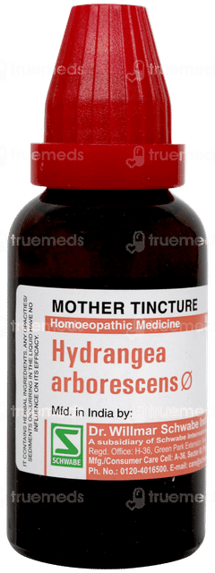 Dr Willmar Schwabe Hydrangea Arborescens Q Mother Tincture 30ml