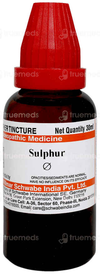 Dr Willmar Schwabe Sulphur Q Mother Tincture 30ml