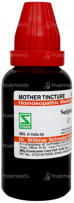 Dr Willmar Schwabe Sulphur Q Mother Tincture 30ml
