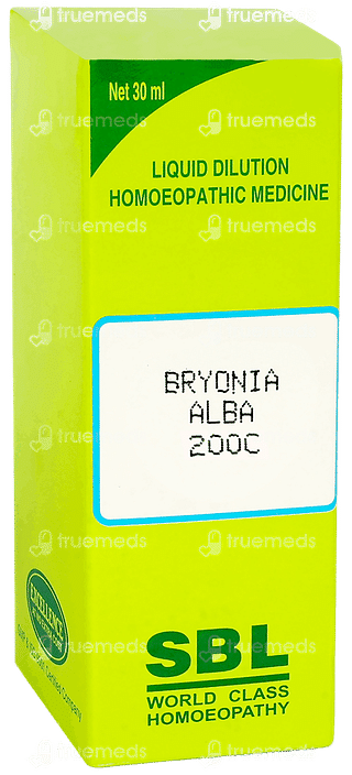 Sbl Bryonia Alba 200 C Dilution 30 ML