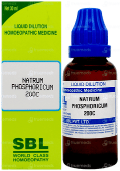 Sbl Natrum Phosphoricum 200c Dilution 30ml Sbl Natrum Phosphoricum 200c Dilution 30ml