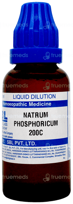 Sbl Natrum Phosphoricum 200c Dilution 30ml