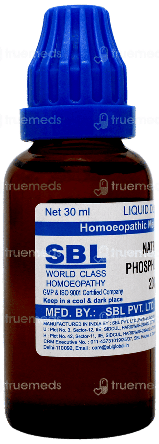 Sbl Natrum Phosphoricum 200c Dilution 30ml