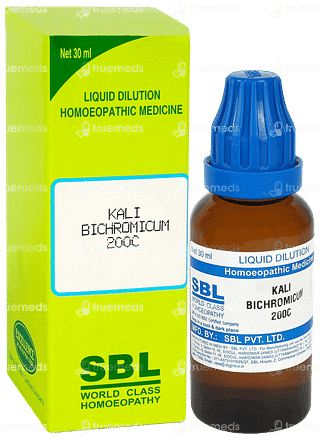 Sbl Kali Bichromicum 200 C Dilution 30 ML