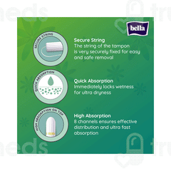 Bella Super Tampo Tampons 16 Bella Super Tampo Tampons 16