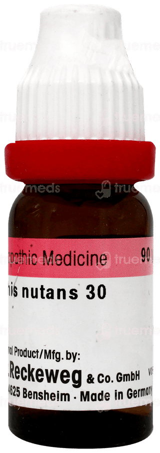 Dr Reckeweg Agraphis Nut 30 Dilution 11ml