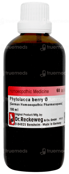 Dr Reckeweg Phytolacca Berry Q Mother Tincture 100ml