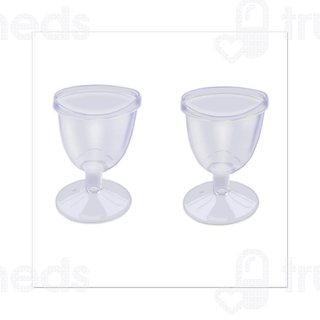 Ambitech Transparent Eye Wash Cup Pack Of 2