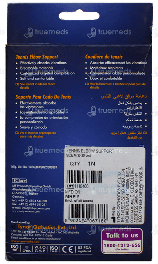 Tynor E 10 Tennis Elbow Support Medium 1