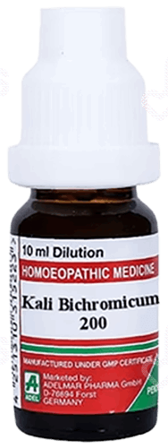 Adel Kali Bichromicum 200 Dilution 10 Ml Adel Kali Bichromicum 200 Dilution 10 Ml