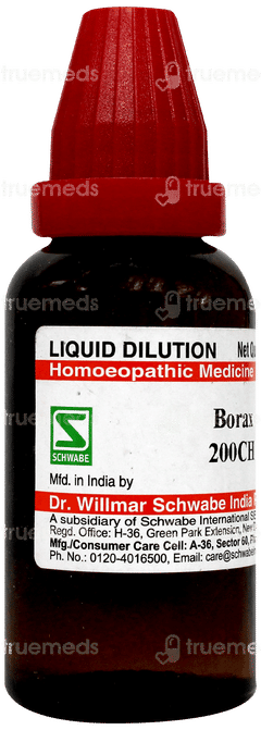 Dr Willmar Borax 200 CH Dilution 30 ML