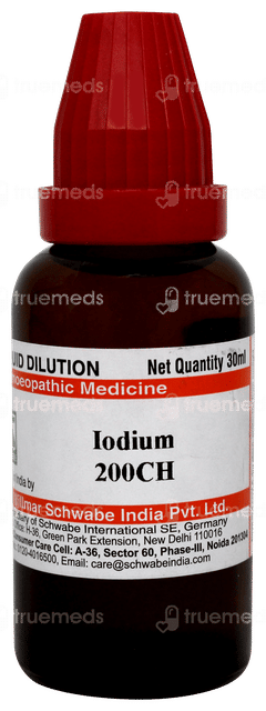 Dr Willmar Schwabe Iodium 200ch Dilution 30ml