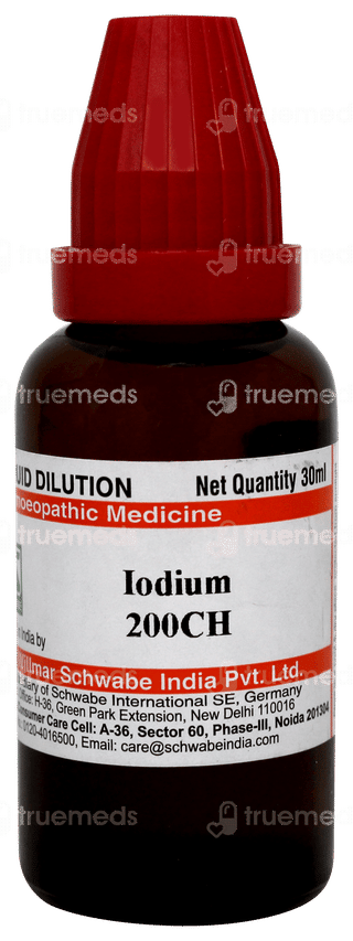 Dr Willmar Schwabe Iodium 200ch Dilution 30ml
