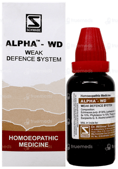 Dr Willmar Schwabe Alpha Wd Weak Defence System Drops 30ml