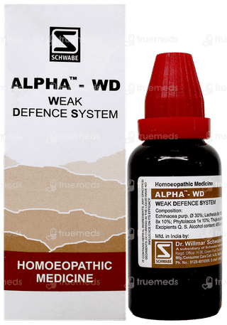 Dr Willmar Schwabe Alpha Wd Weak Defence System Drops 30Ml