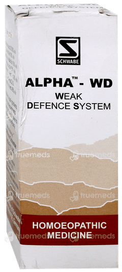 Dr Willmar Schwabe Alpha Wd Weak Defence System Drops 30Ml