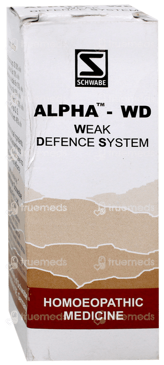 Dr Willmar Schwabe Alpha Wd Weak Defence System Drops 30Ml