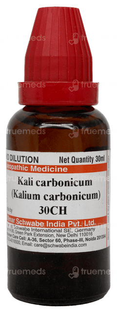 Dr Willmar Kali Carbonicum 30 CH Dilution 30 ML